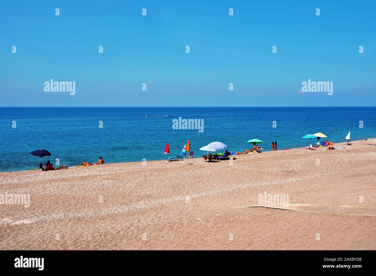 beach at capo d'orlando messina sicily italy Stock Photo - Alamy