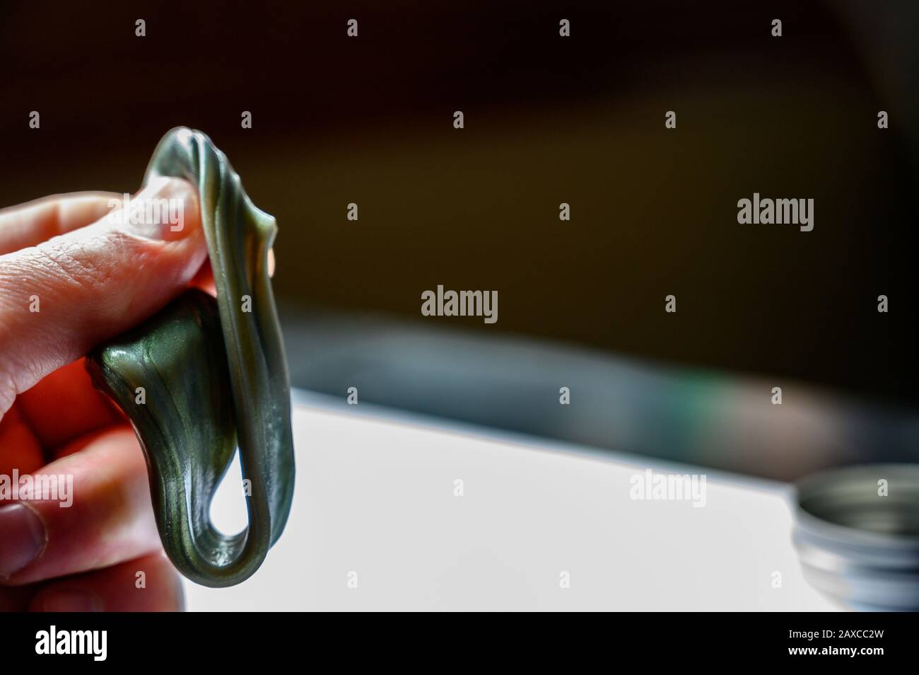 modeling putty used for fidgeting and stress relief Stock Photo Alamy