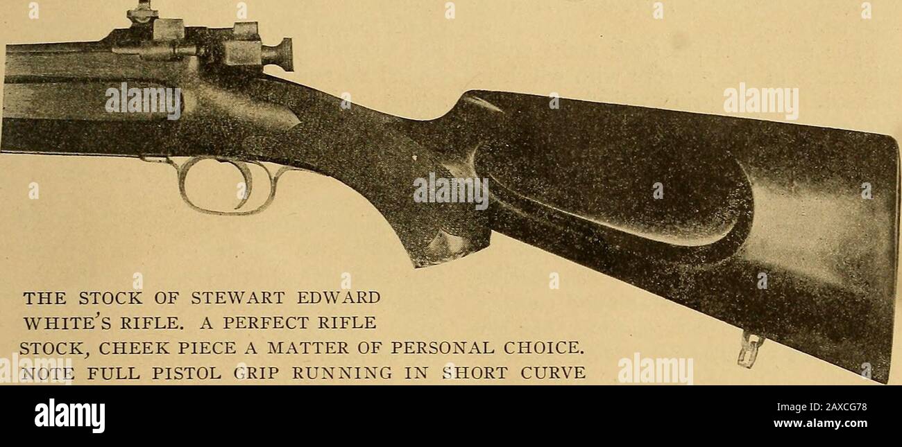 Outing A Genuine Pistol Grip Stock Of An English Targetair Rifle 698 The Stock Of Stewart
