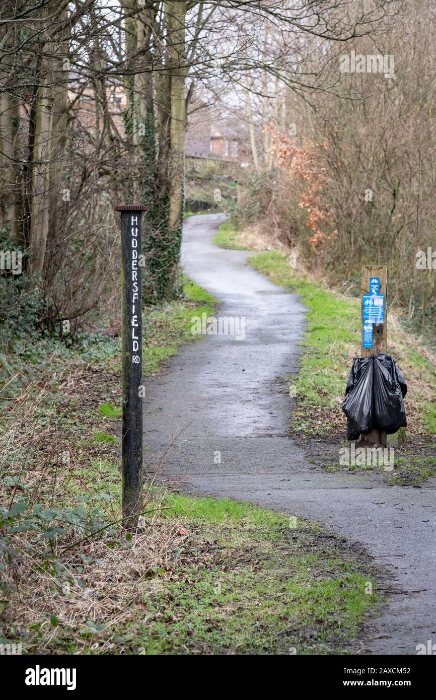 Huddersfield Road, Route 66, The Spen Valley Greenway a 7mile route on