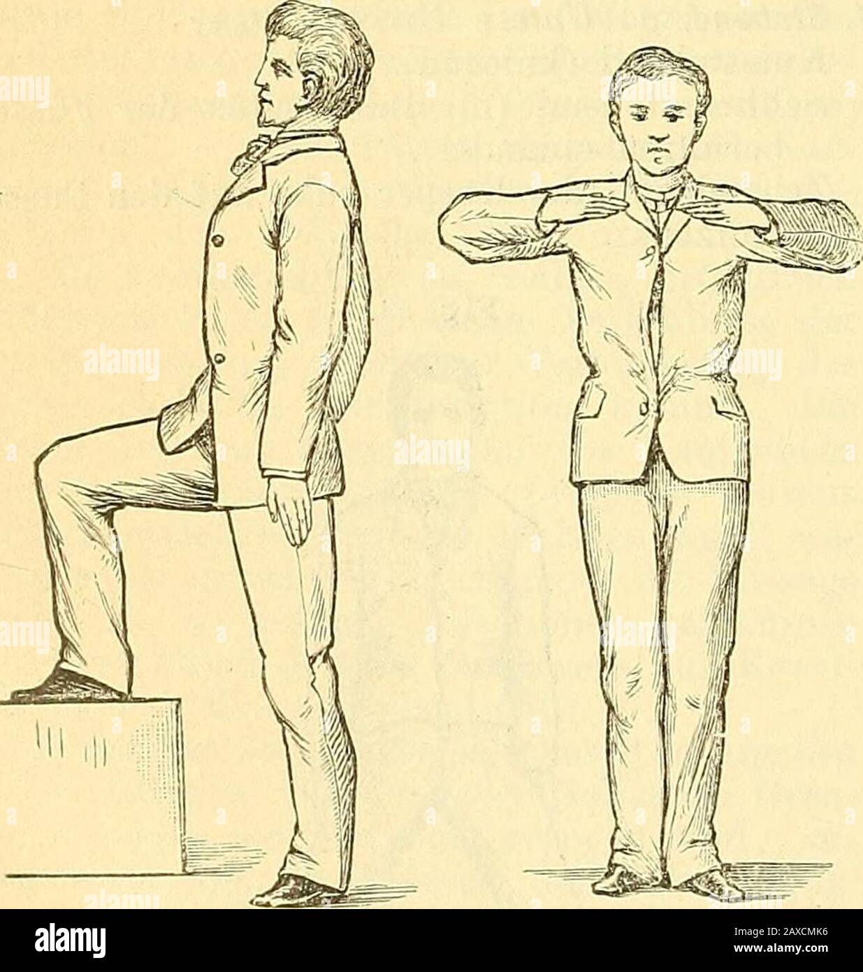 Therapeutisches Lexikon Fur Praktische Arzte I Fig 35 Fig 36 Hebstehend Fig 37 Streckstehend Arme Mit Einander Zuge Kehrten Handflachen Senkrecht Nach Obengestreckt Klafterstehend Ilrme Zur Schulterhohe Er Hoben Gestreckt Handflachen