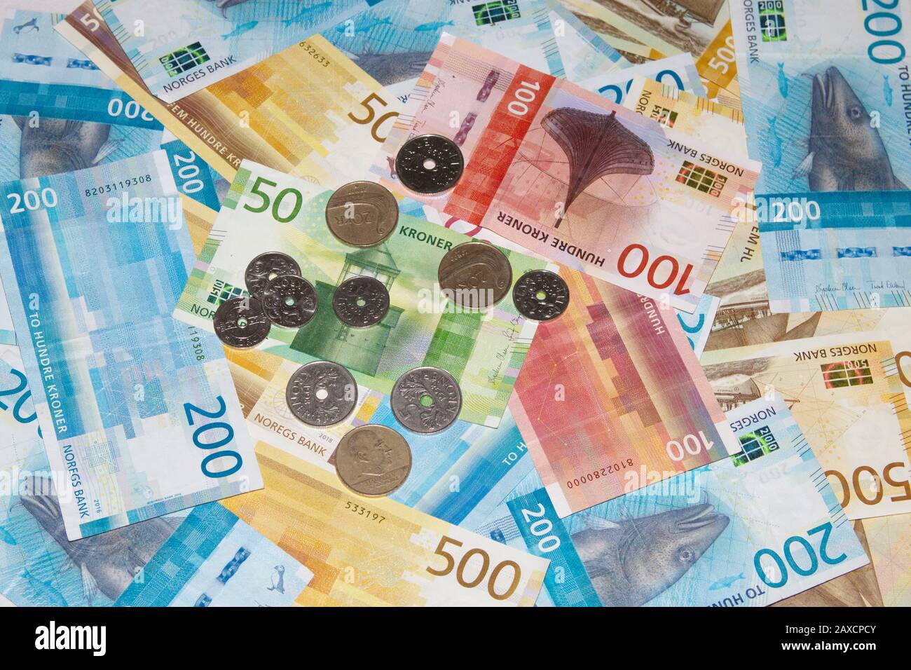 Norwegian krone Stock Photo