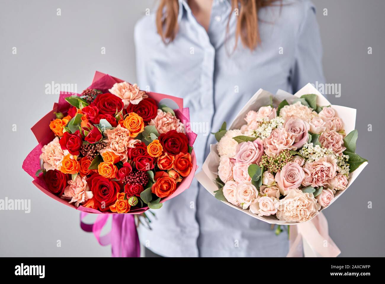 Two different color flower bouquet hi-res stock photography and images ...