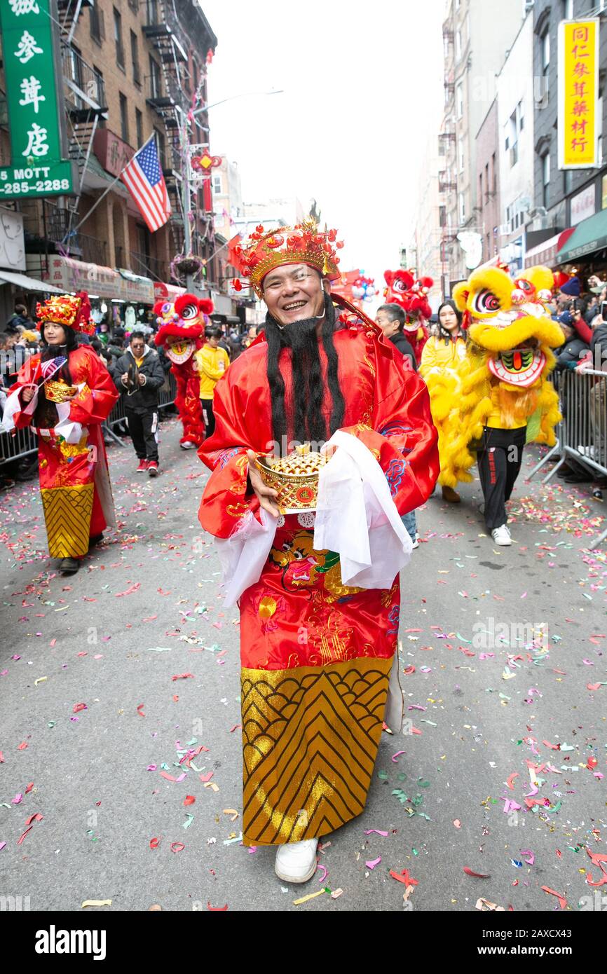 New York City, Chinatown, Chinese New Year, Parade Stock Photo Alamy