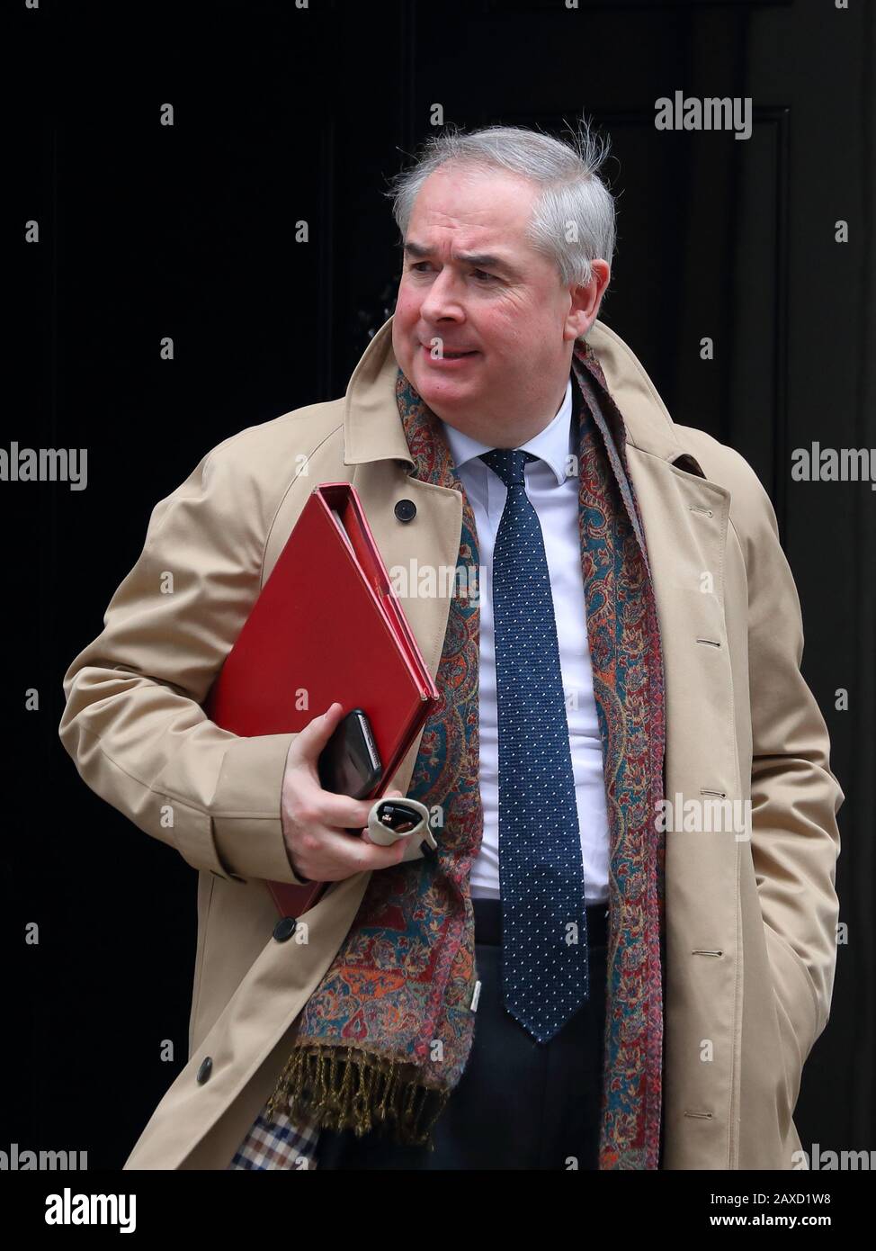 London, UK, 11th Feb 2020, Attorney General Geoffrey Cox leaving after the weekly Cabinet Meeting. Credit: Uwe Deffner / Alamy Live News. Live News. Stock Photo