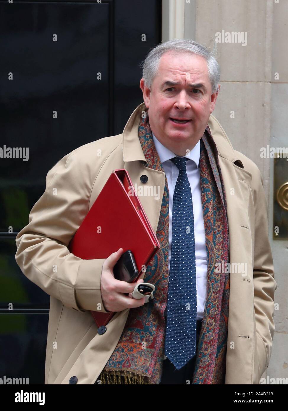 London, UK, 11th Feb 2020, Attorney General Geoffrey Cox leaving after the weekly Cabinet Meeting. Credit: Uwe Deffner / Alamy Live News. Live News. Stock Photo