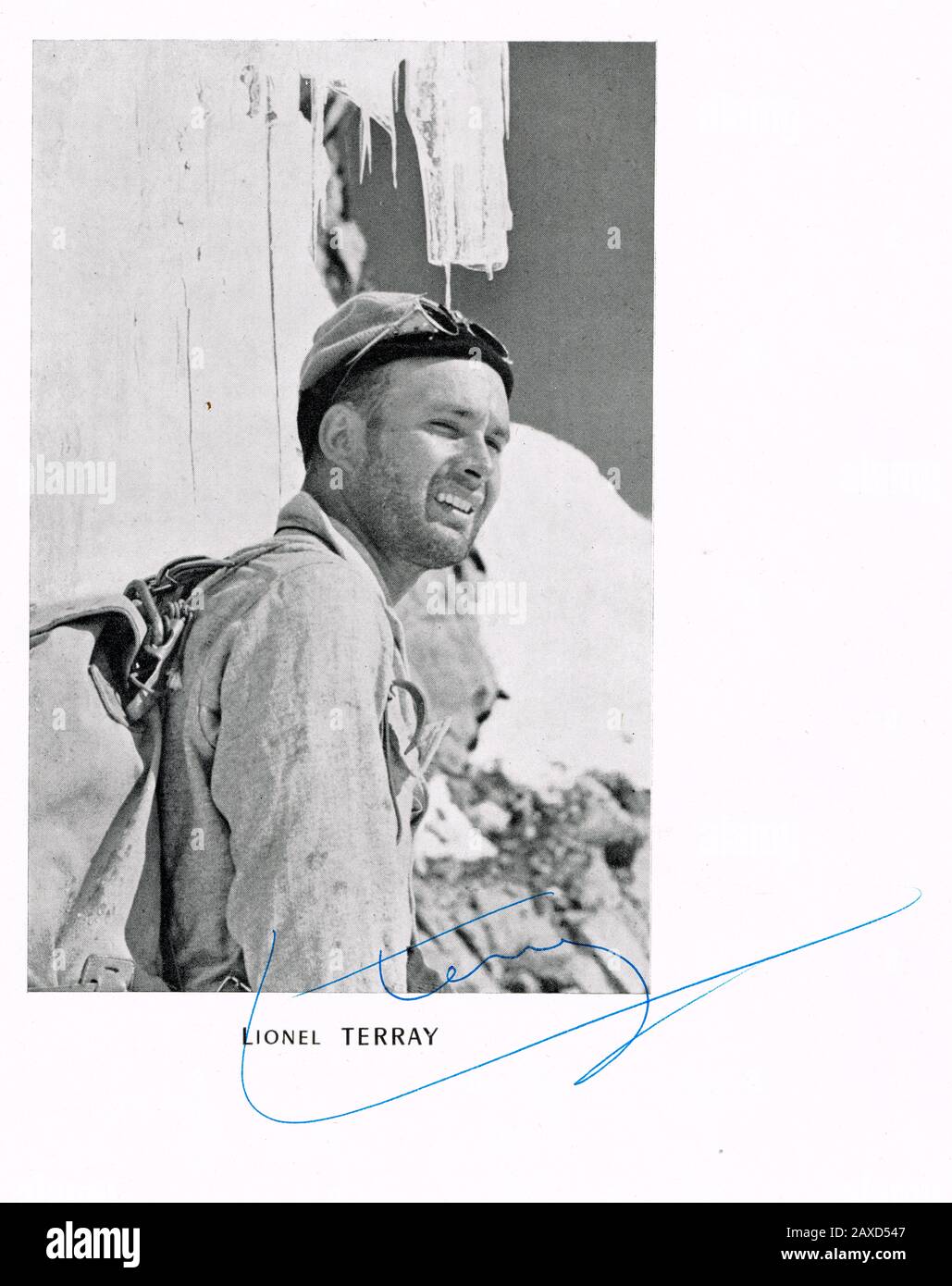 Document extract from the booklet on Lionel Terray expedition in