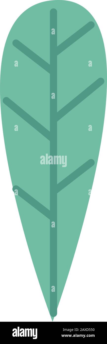 ecology leaf plant isolated icon Stock Vector Image & Art - Alamy