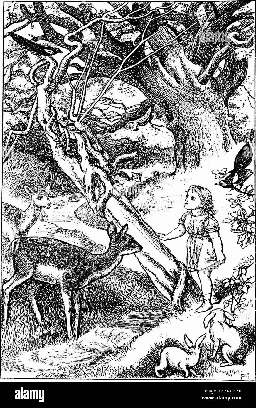 Parables and tales . Not yet to her was Natures ageIn gnarled and hollow shapes reealcd. p. 63 Parables and Tales. BV THOMAS GORDON HAKE, AUTHOR OF MADELINE, ETC. WITH ILLUSTRATIONS BY ARTHUR HUGHES. LONDON: CHAPMAN AND HALL, 193 PICCADILLY. 1872. Co Mother and ChildThe Cripple ...The Blind Boy ...Old MoralityOld Souls NTENTS. PaneII 22 35 46 The Lily OF THE Valley 60 The Deadly, Nightshade ... ... 77 The Poetcu31924077144040 Stock Photo