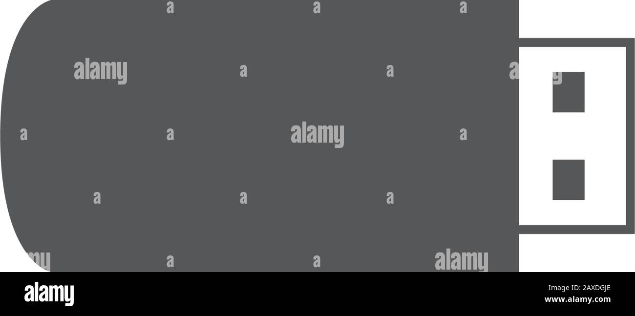 USB flash drive icon. Web site page and mobile app design vector