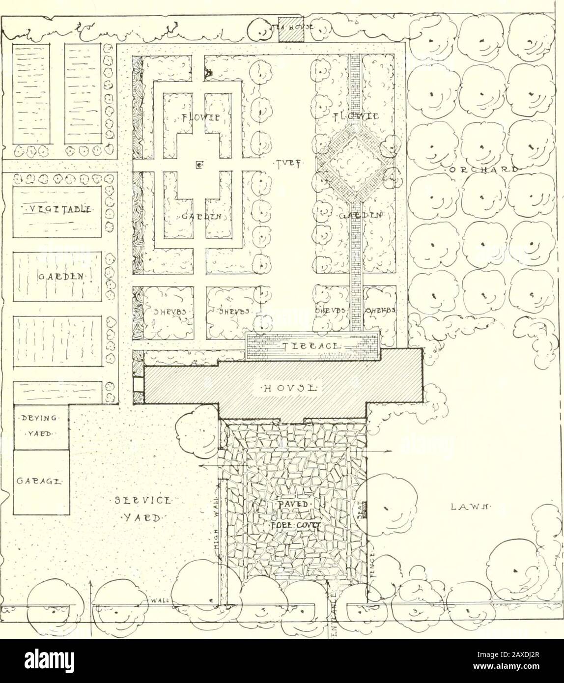 The livable house, its garden . it all over like the drive 