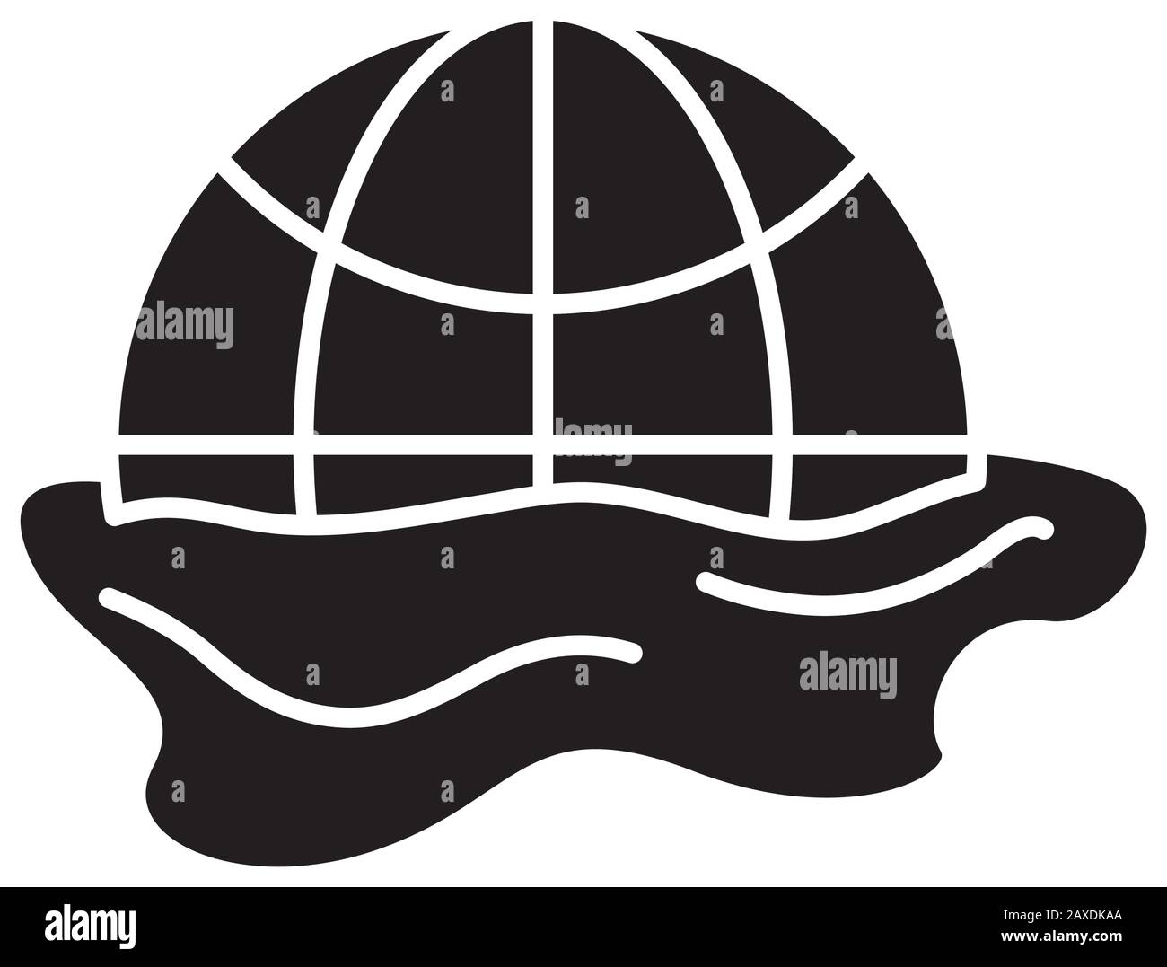 world planet earth melting icon Stock Vector Image & Art - Alamy