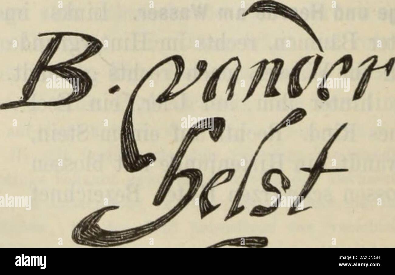 Katalog der königlichen Gemäldegalerie zu Dresden, (and supplement) . Eichenholz: h. 0,92V2; hr. 0,70. — 187li aus der Sammluug Ruhl iu Köln. —Das Gegenstück, das Bildniss des Bürgeruieisters Bieker, von demselben Jahre datirt,befindet sich im Reichsmuseum zu Amsterdam. Dass unser Bild in der That Bürger-meister Bickers Gattin darstellt, be.stätigt die Inschrift der Rückseite: Juffrouw, Boelense Huysvrouwe van de Heer Andries Bicker. — Phot. Braun VIII, 33. 1596. ^^ ^^ hinter dem Vorhange. Brustbild von vorn auf (1276.) grünem Grunde. Das üppige Weib, welches mit der rechten HandL 2. einen grü Stock Photo