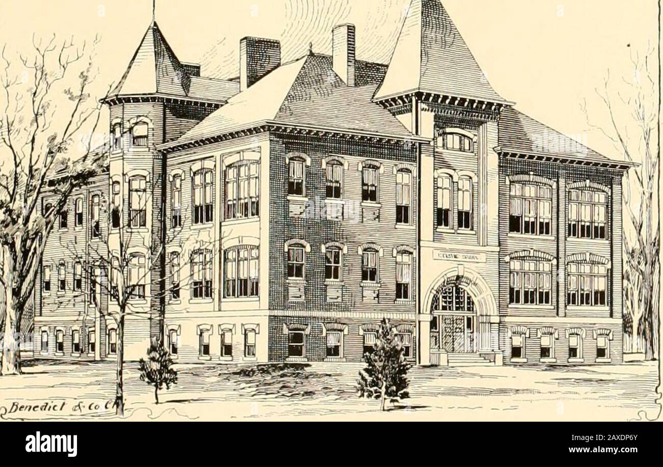 Historical encyclopedia of Illinois . OLD COURT HOUSE. OLD HTGHSCHOOL