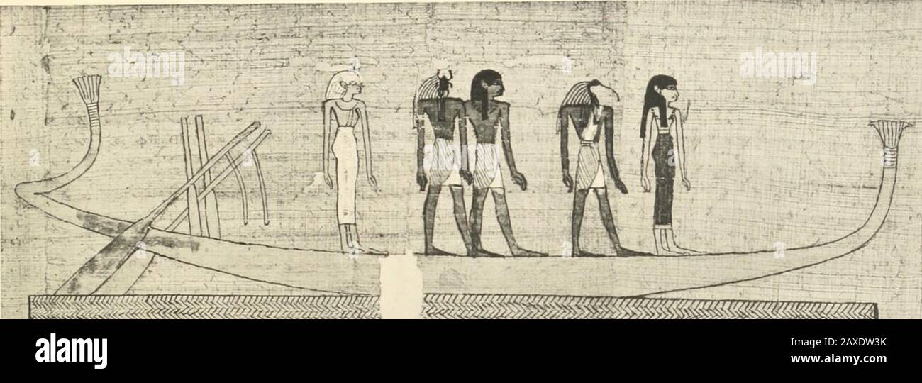 Papyrus funéraires de la XXIe dynastie . ^^;»;^t^^fe4e4JîiS^ai^t^ èiif^fe^ii- Mrg: „v^L::J^L 1 Ch. 2. Cil. 65. III 12 i:i u IN Cl,. 100. 1!) Papyrus de Nesikhonsou. Vl. XMl II. Stock Photo