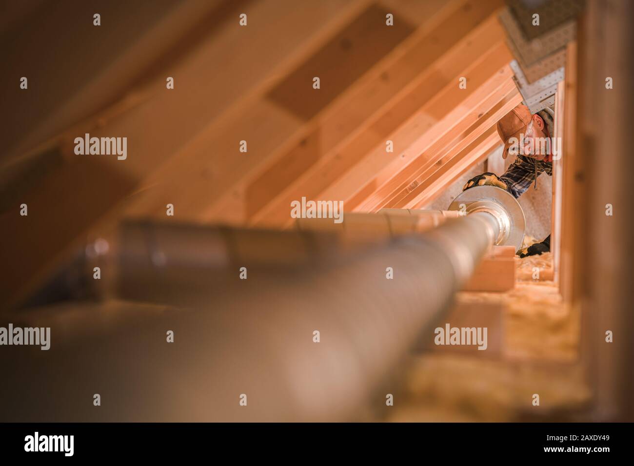 House Air Ventilation and Cleaning System Checking. Professional