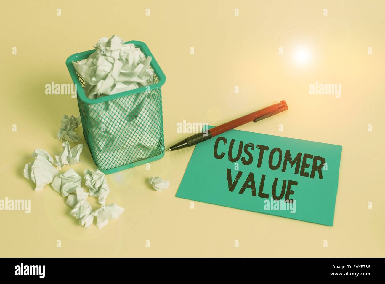 Word writing text Customer Value. Business photo showcasing level of ...