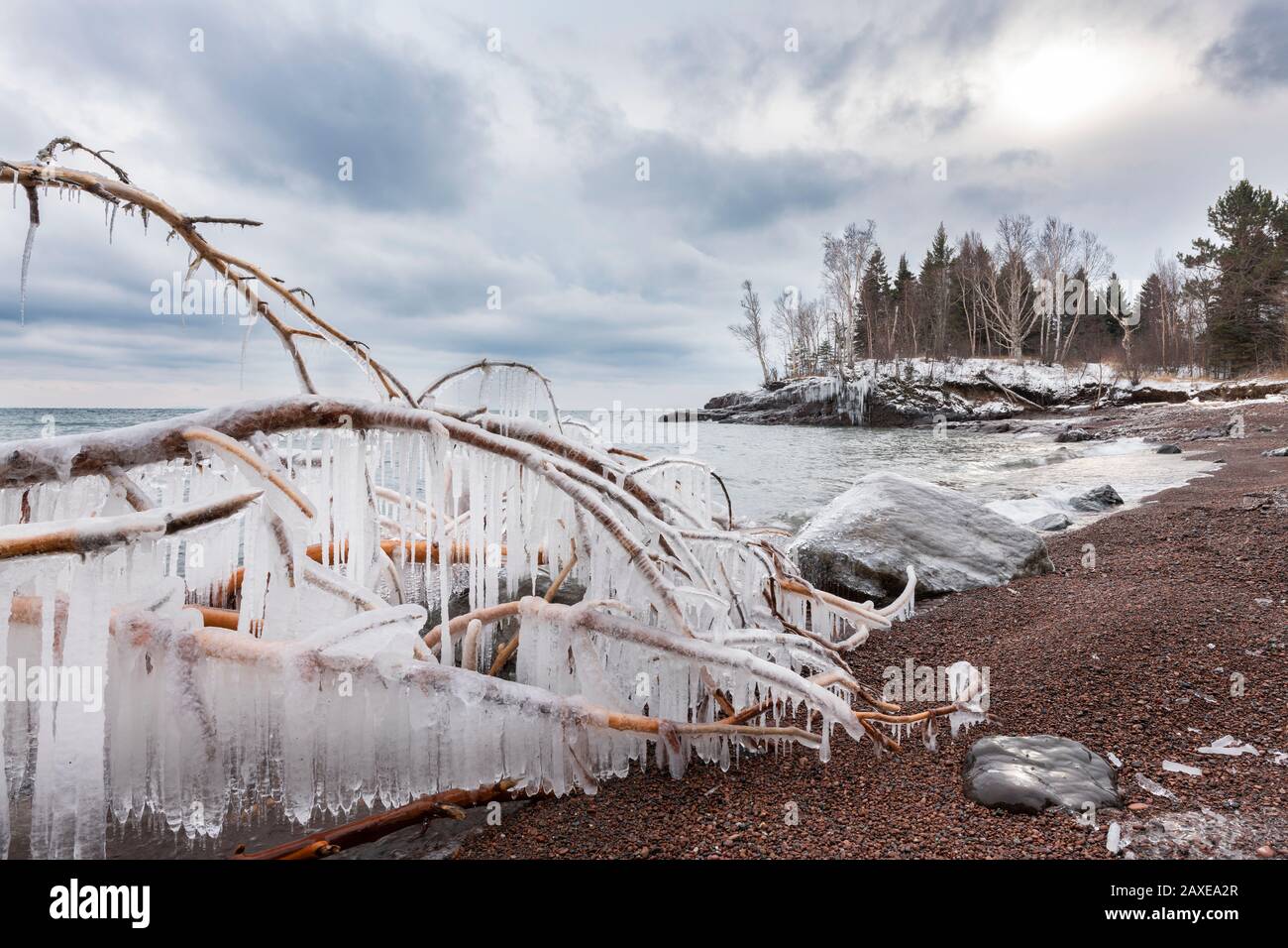 Ionas beach scientific and natural area hires stock photography and