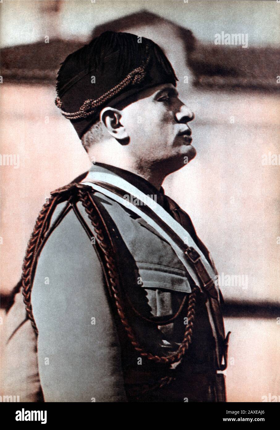 1926, ITALY : The italian Fascist Duce BENITO MUSSOLINI ( Predappio, 29  july 1883 – Giulino di Mezzegra, 28 april 1945 ) in military uniform -  ritratto - portrait - POLITICA -
