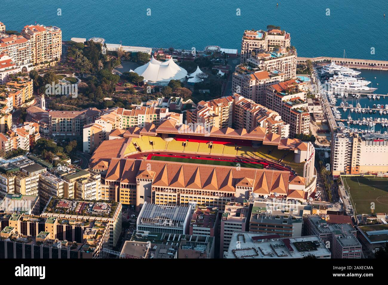 Stade Louis Ii In Monaco Aerial View Of The As Monaco Stadium Monte Carlo Stock Photo Alamy Stade Louis Ii In Monaco Aerial View Of The As Monaco Stadium Monte Carlo Stock Photo Alamy