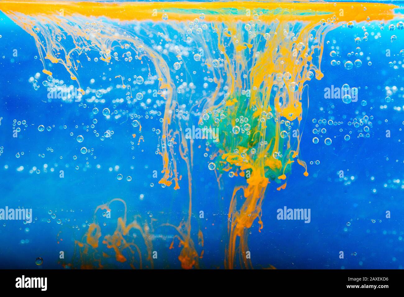 Abstract background from dense paint dissolve in water Stock Photo Alamy