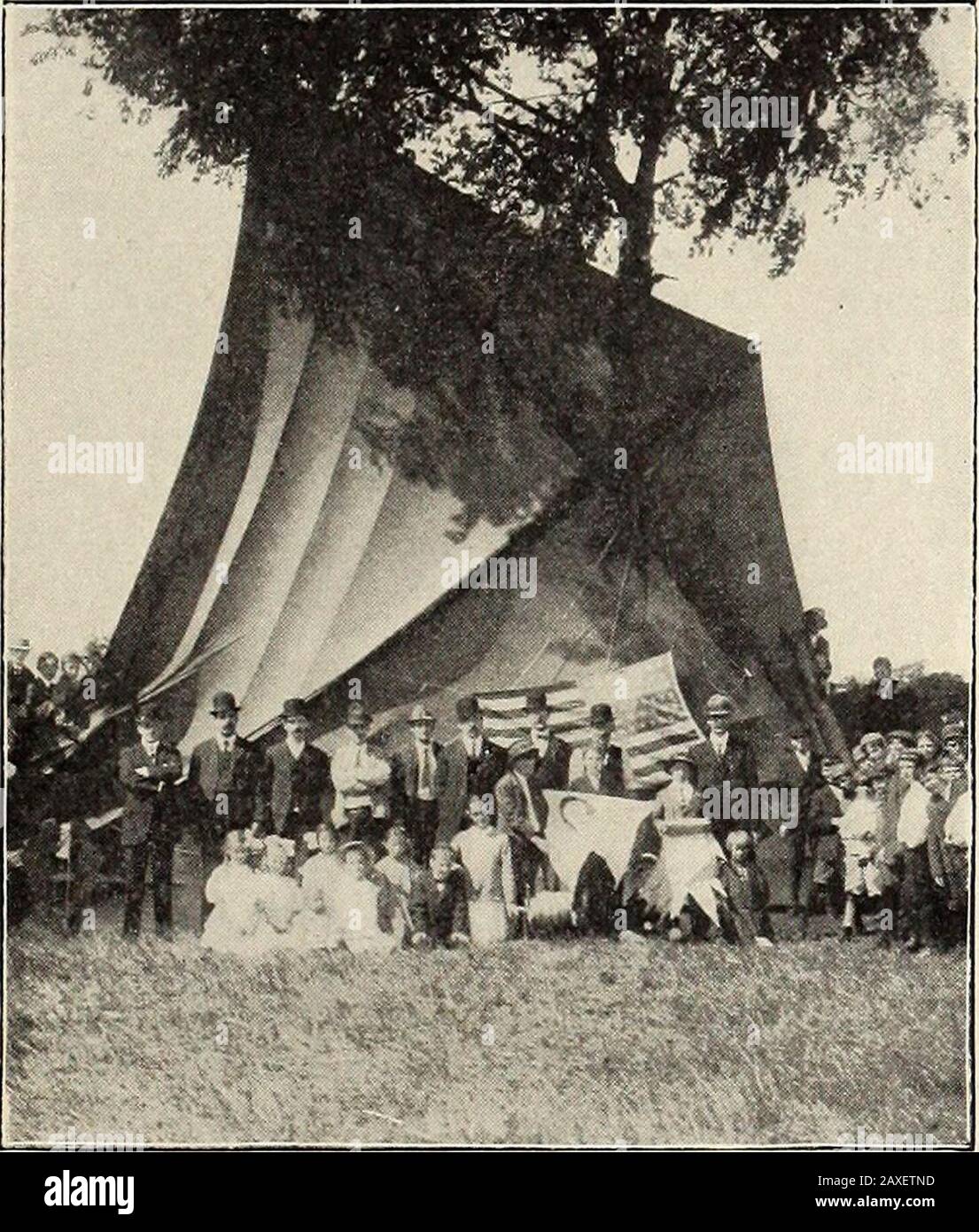 StNicholas [serial] . THE KITE REEL AND CORD. BIG KITES 725 giant kite  made, and fly it from fields near theirhomes ? On this and the preceding  page are shown someinteresting photographs