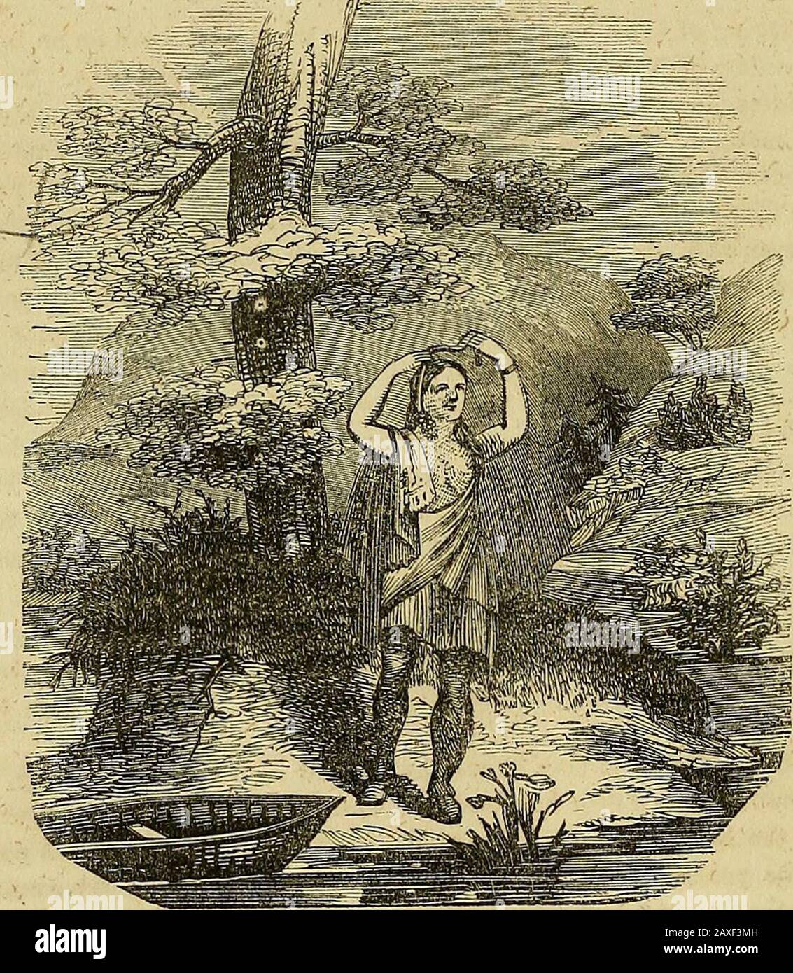 The pictorial sketch-book of Pennsylvania : or, its scenery, internal improvements, resources, and agriculture, popularly described . rdered all the relations of Logan, evenmy women and children. There runs not a drop of my blood in the veins of any living creature ; thiscalled on me for revenge. I have fought for it. I have killed many. I have9 N 98 LOCOMOTIVE SKETCHES. fully glutted my vengeance. For my country I rejoice at the beams of peace :but do not harbor a thought that mine is the joy of fear. Logan never felt fear.He will not turn on his heel to save his life. Who is there to mourn f Stock Photo