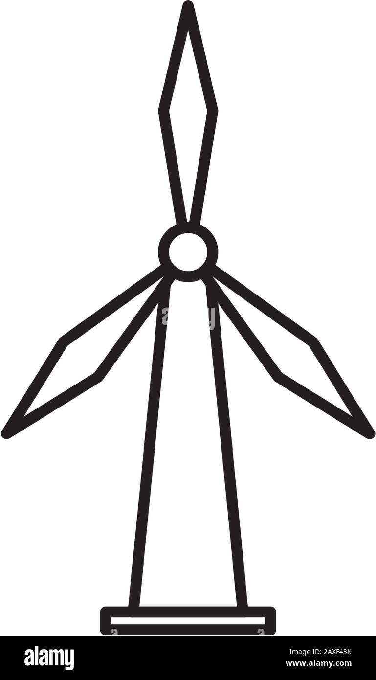 wind power turbine alternative energy Stock Vector Image & Art - Alamy