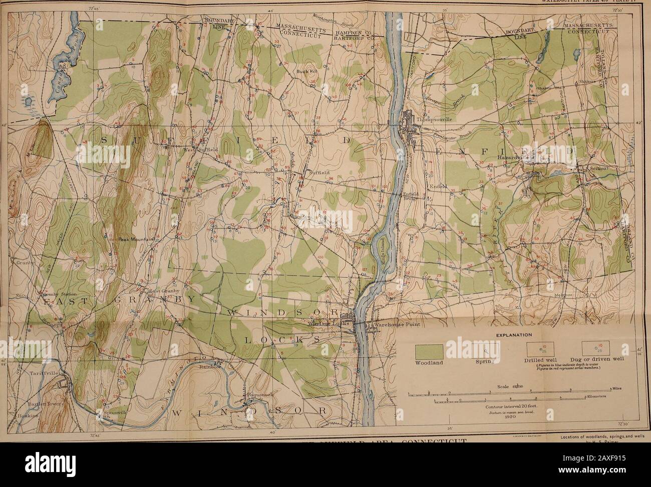 Suffield map hires stock photography and images Alamy