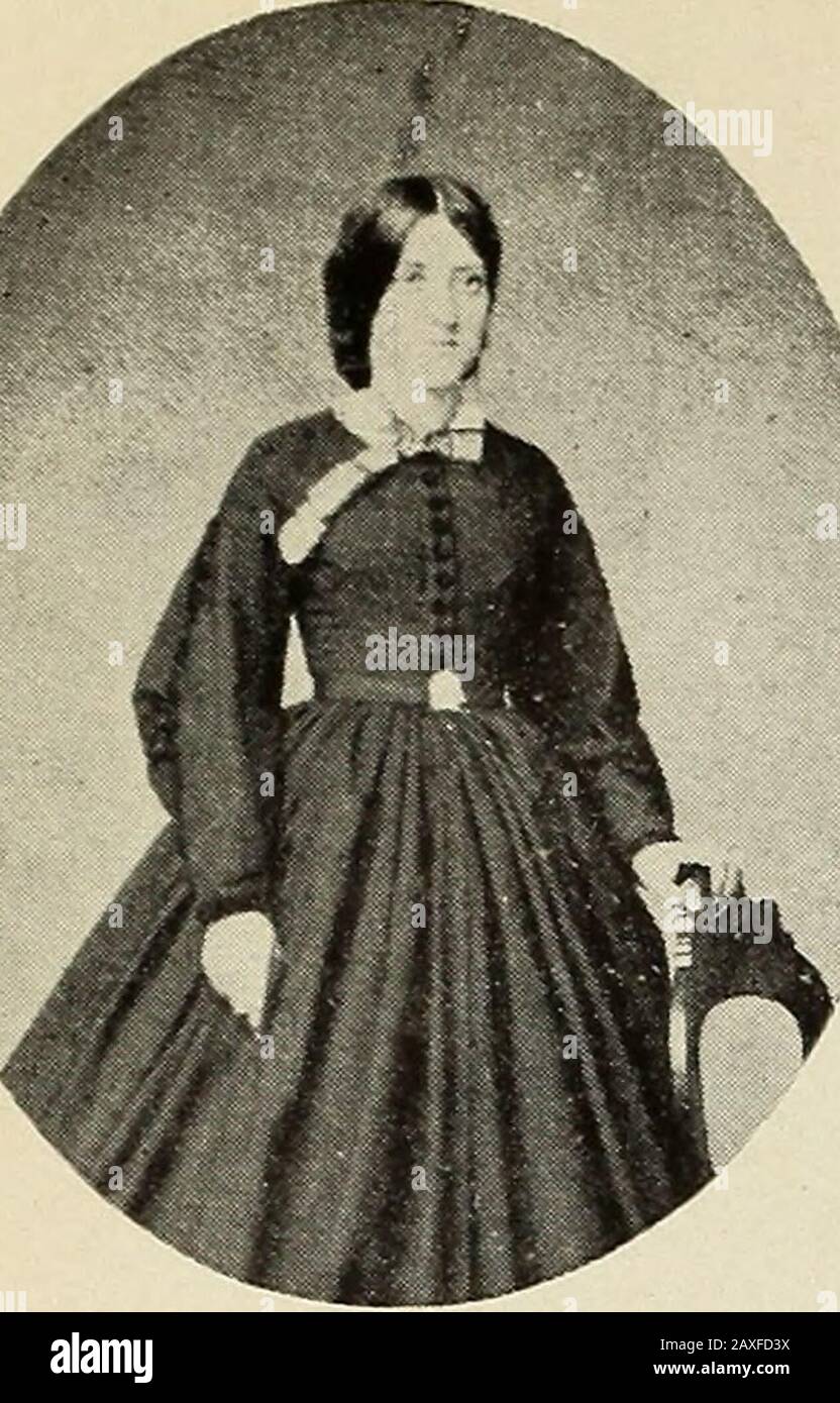 Memoir and personal recollection of J.BCorey . LYDIA COREY. (Nee John Baldridgei Sister of J. B. Corev. 1865. (See page 20.). Stock Photo