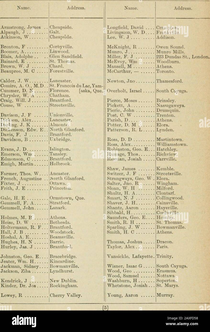 Ontario Sessional Papers, 1898-99, No.18-25 . rling, Almonte. District No. 3, M. B. Holmes, Athens. District No. 4, - - - C. W. Post, Trenton. District No. 5, 3.W. Sparling, Bowmanville. District No. 6, D. W. Heise, Bethesda. District No. 7, A. Pickett, Nassagaweya. District No. 8, James Armstrong, Oheapside. District No. 9, - .... John Newton, Thamesford. District No. 10, - - - - . - - *• A. Gemmell, Stratford. DistrictNo.il, ------ - W. A. Chrysler, Chatham. District No. 12, - - . - - - H. N. Hughes, Barrie. Ontario Agricultural College, - - - - Dr. Jas. Mills, Guelph. fH. G. Sibbald, Cooksv Stock Photo