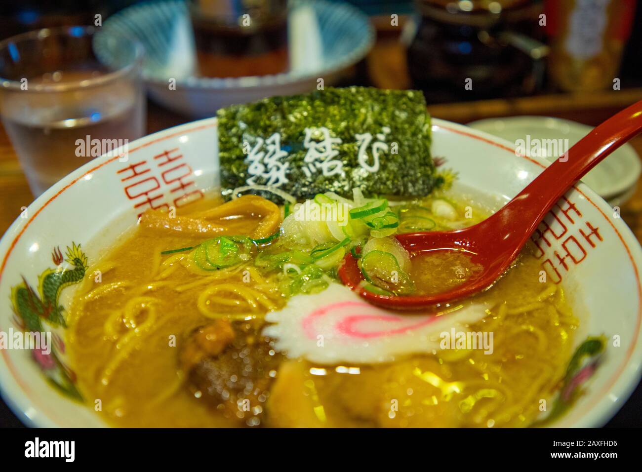 Ramen Noodle Shop, Dotonbori, Osaka, Japan Stock Photo Alamy