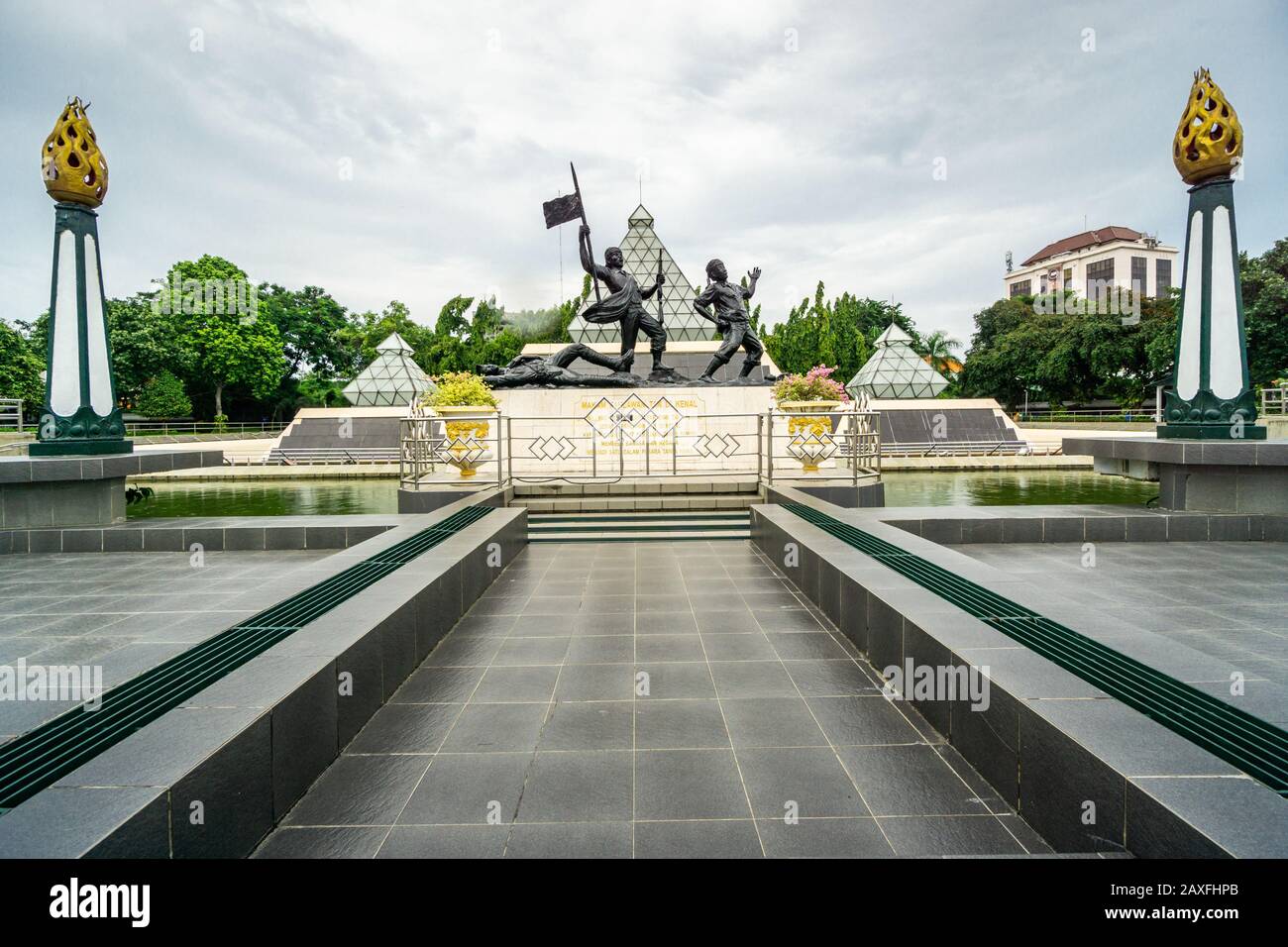 Heroes Monument and Museum in Surabaya, East Java, Indonesia Stock ...