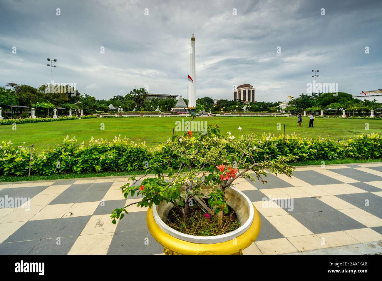 Heroes Monument and Museum in Surabaya, East Java, Indonesia Stock ...