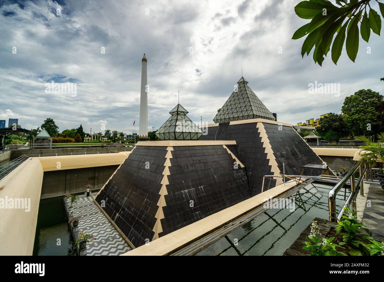 Heroes Monument and Museum in Surabaya, East Java, Indonesia Stock Photo