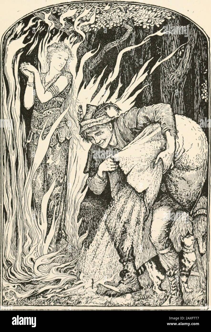 The Yellow Fairy Book Ingwhich He Wears On His Little Finger For In That Ring Lies A Magicpower You Have Only To Throw It From One Hand To The Other And alamy