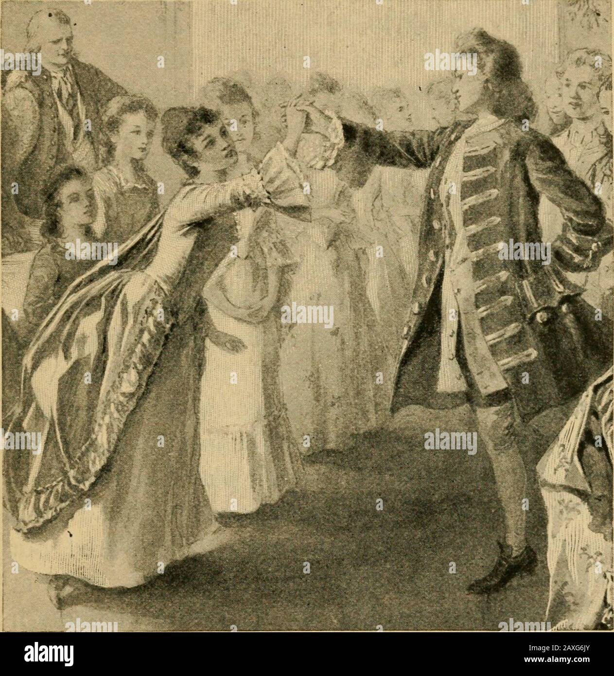 Under the crown, American history; . g was not the only amusement that  young people indulged in at an evening party. Frolicsome games were greatly  the fashion, and after a contra-dance little