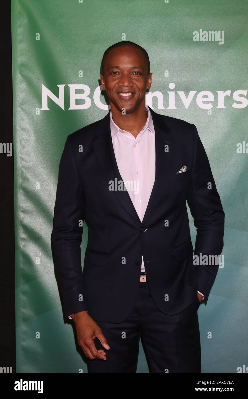NBCUniversal Winter Press Tour at the Langham Huntington Hotel on January 11, 2020 in Pasadena, CA Featuring: J August Richards Where: Pasadena, California, United States When: 11 Jan 2020 Credit: Nicky Nelson/WENN.com Stock Photo