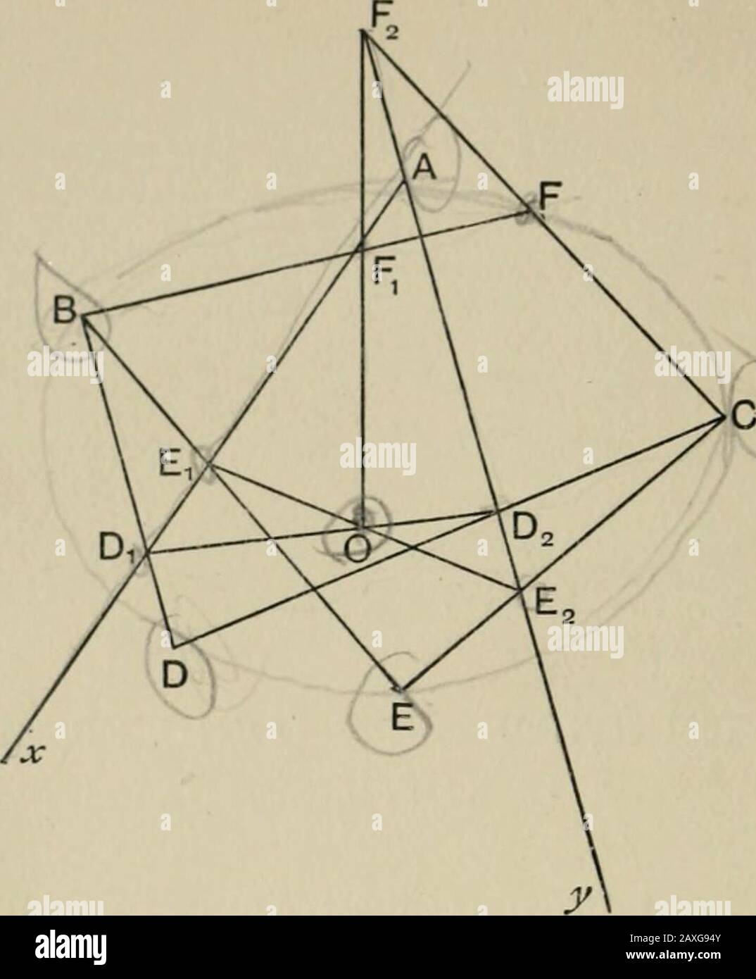 A First Course In Projective Geometry Ns Or Their Equivalent Aregiven The Dual Method Of Presentation Will Be Followed Whereappropriate 2 Given Five Points On Aconic To Construct The Conic