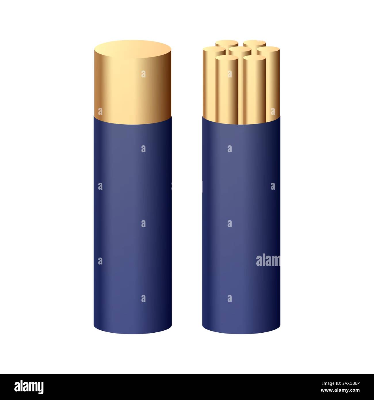 Types of electrical cables. Vector illustration. Electronic industry