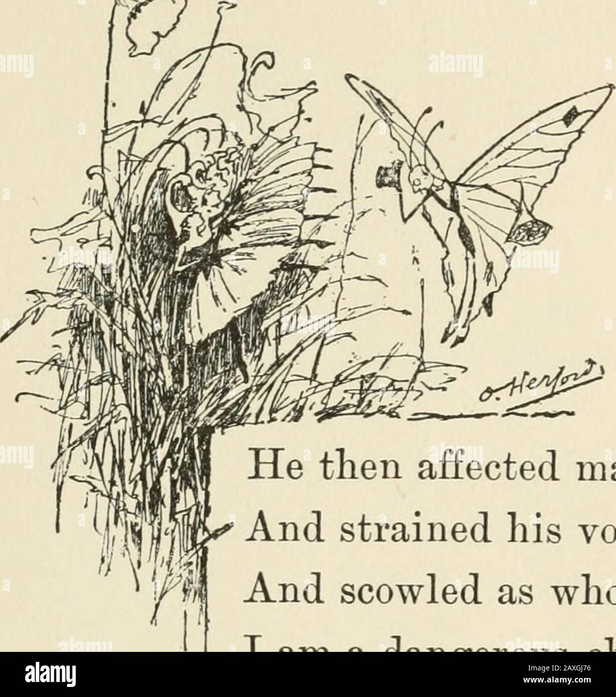 The Bashful Earthquake Other Fables And Verses Ne Day A Poppy Just In Play Said To A Butterfly Go Way Go Way You Naughty Thing Oh My But You Re A Bold