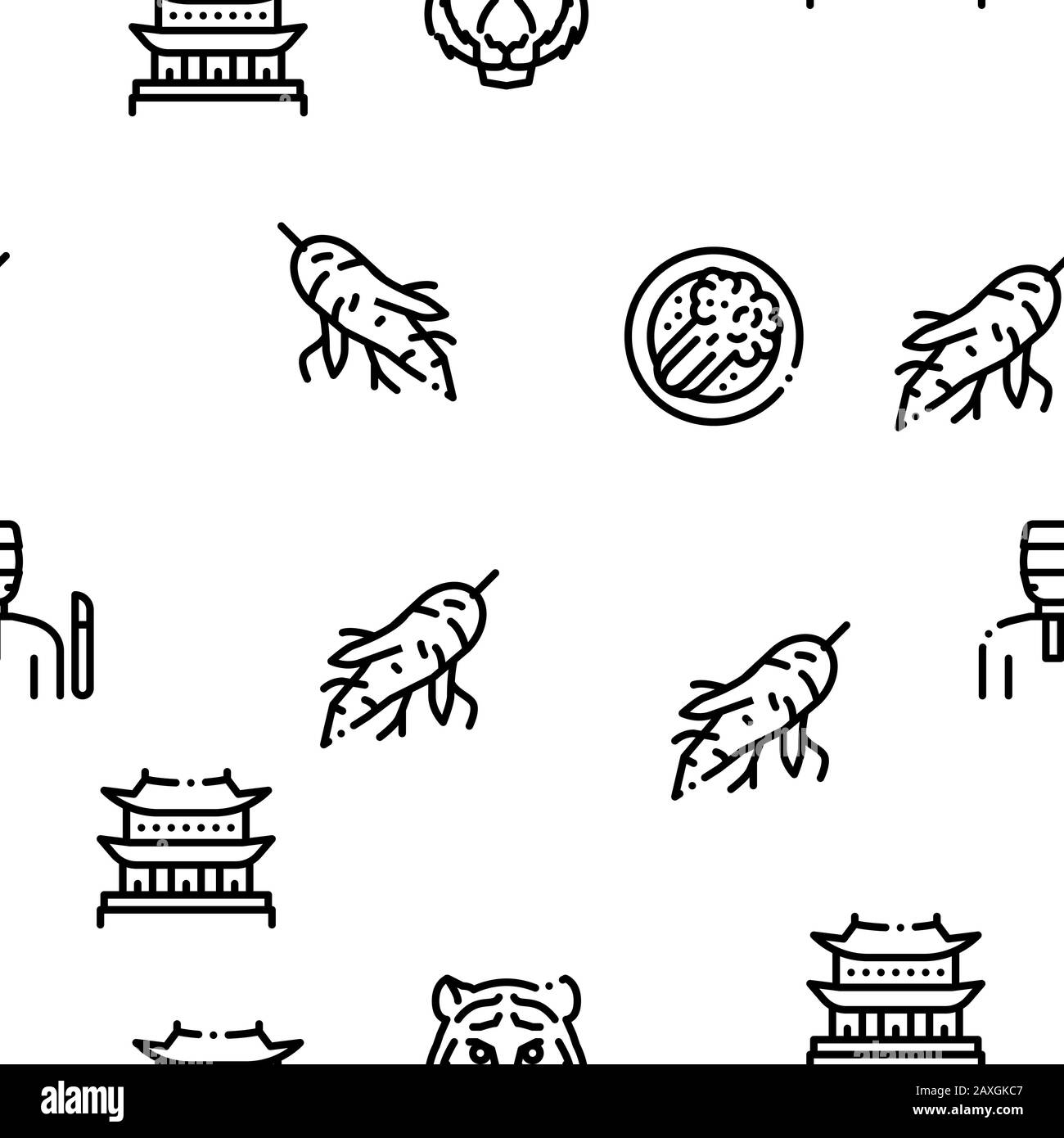 Korea traditional pattern Black and White Stock Photos & Images - Alamy