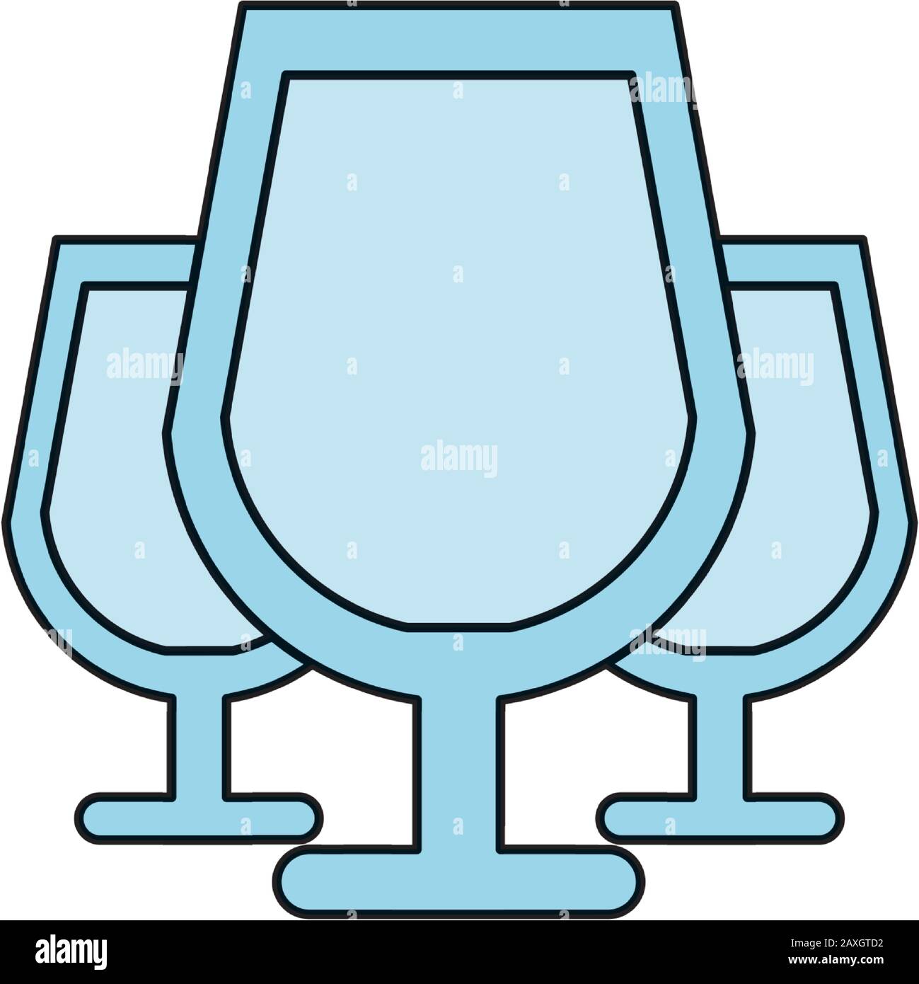 wine cups glasses toast icon Stock Vector Image & Art Alamy