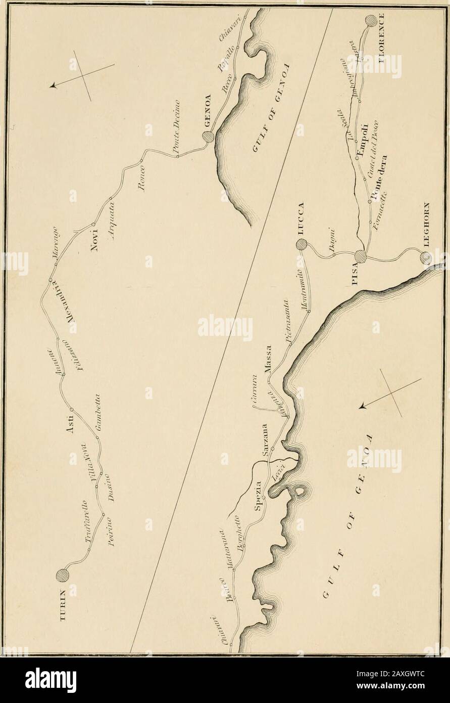 The Hand Book For Travellers In Italy From London To Naples E It Dies Away In Indistinctness As Itmelts Into The Horizon Of The Plains Whilst At Turin The English Visitor Should