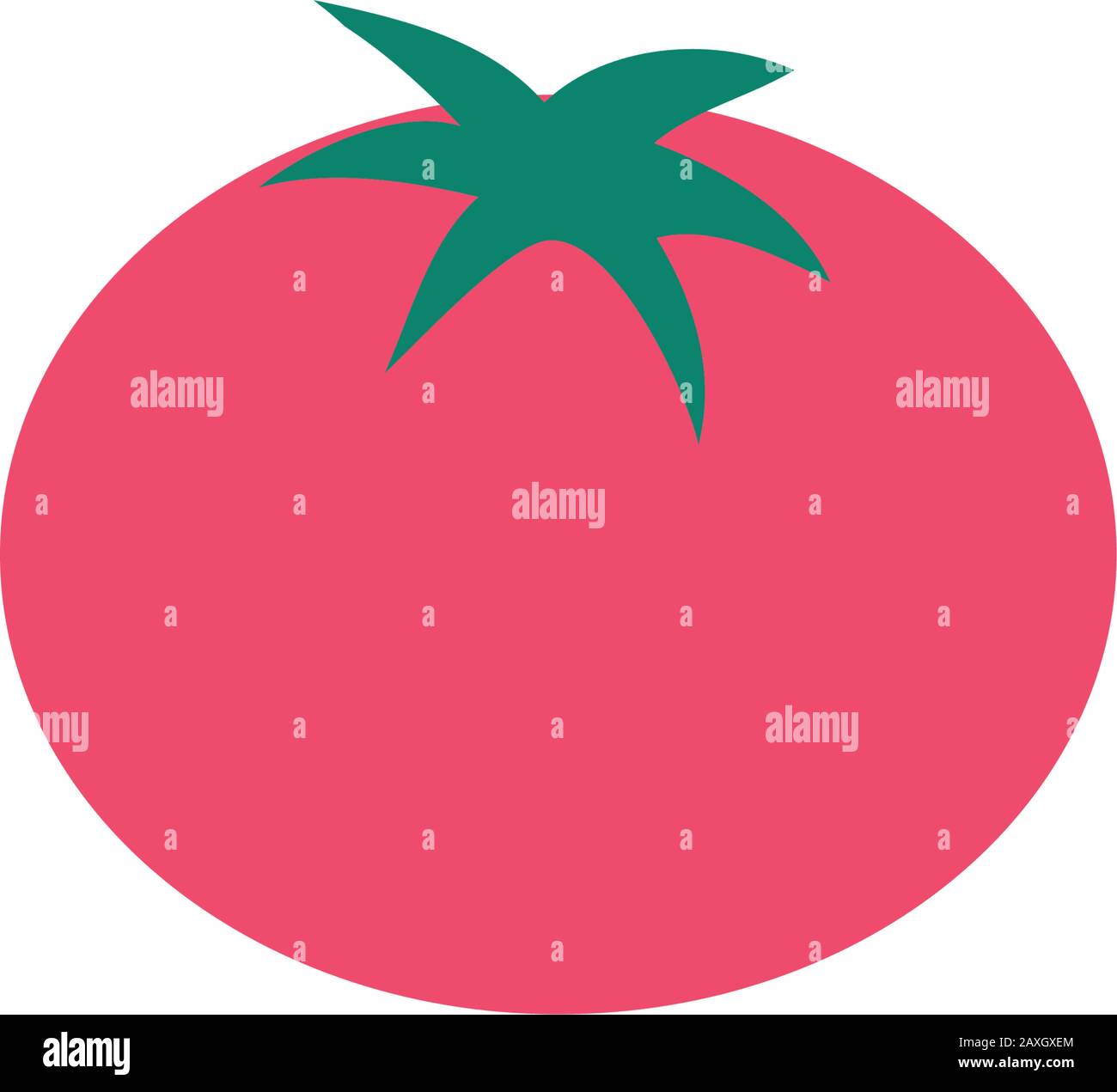 fresh tomato vegetable healthy food icon Stock Vector Image & Art - Alamy