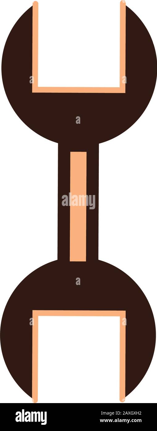 wrench key tool isolated icon Stock Vector Image & Art - Alamy