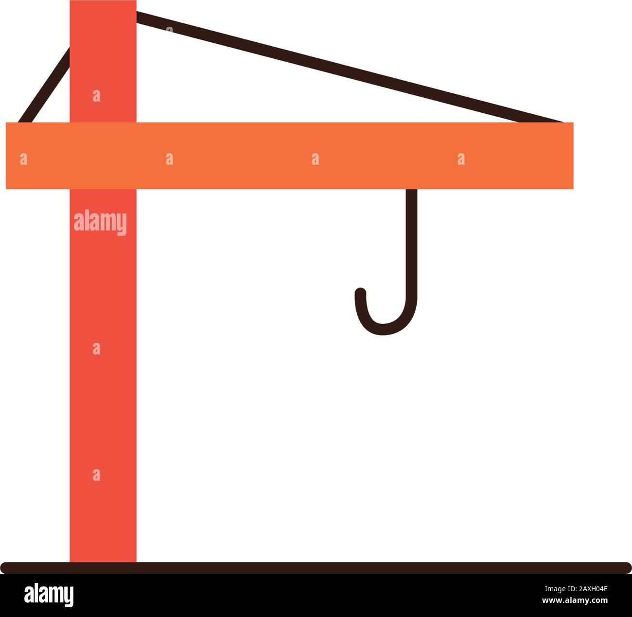 tower crane service isolated icon Stock Vector Image & Art - Alamy
