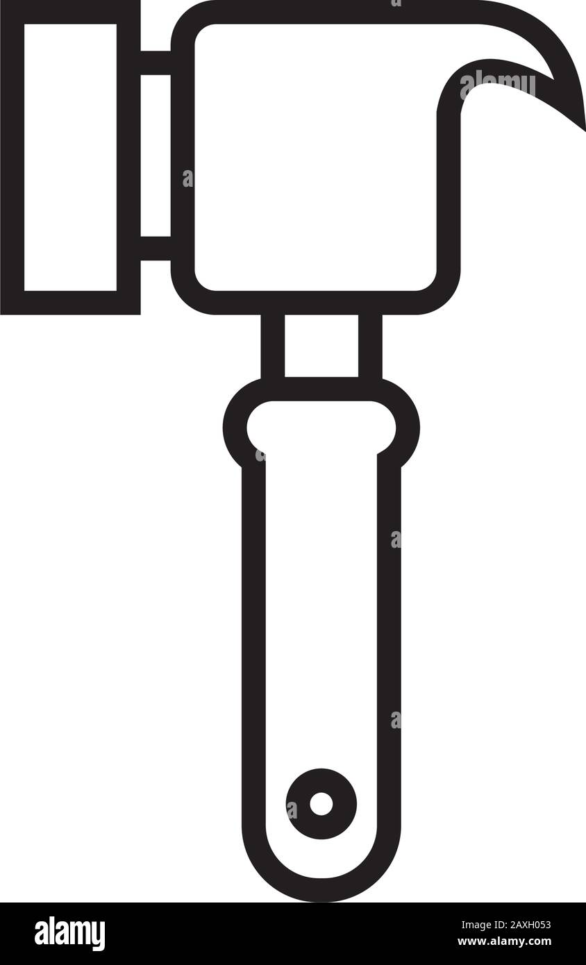 hammer mechanic tool isolated icon Stock Vector Image & Art - Alamy