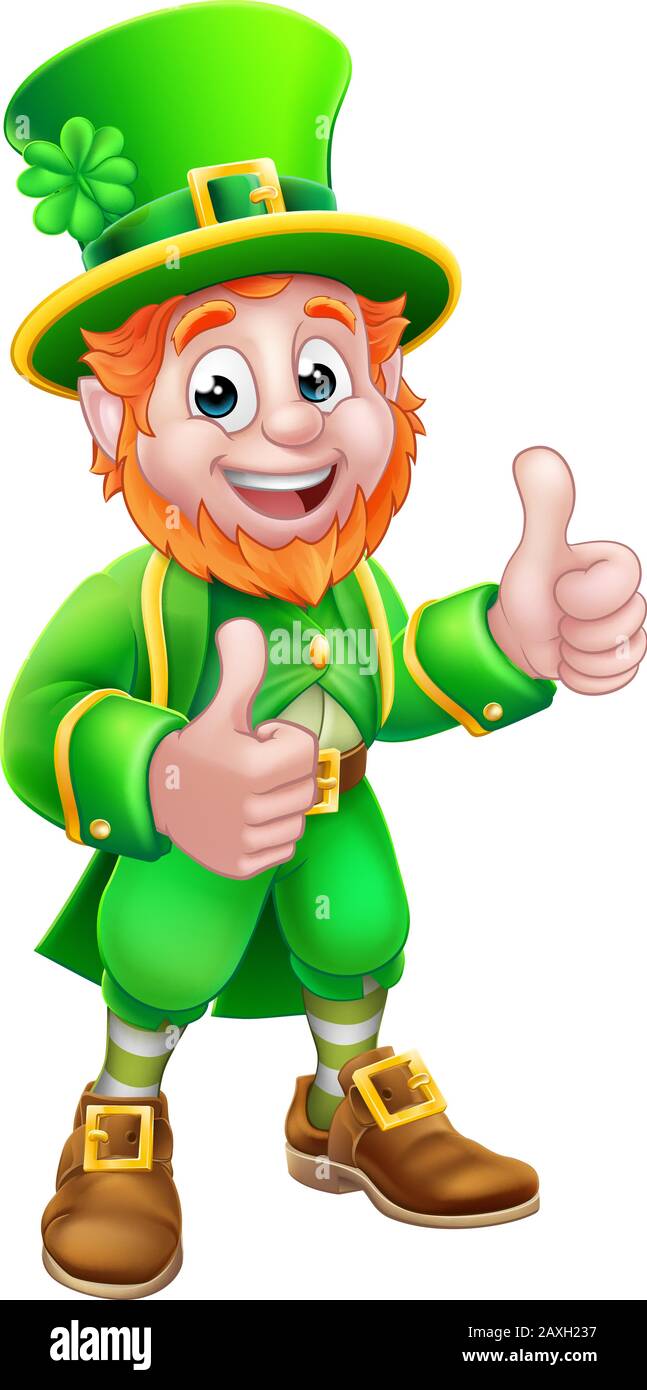 Leprechaun St Patricks Day Cartoon Character Stock Vector Image & Art ...