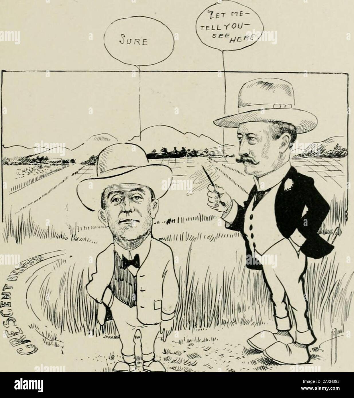 'As we see 'em,' a volume of cartoons and caricatures of Los Angeles citizens . EUGENE GERMAIN,President Germain Seed Co.. , v..&gt;c .^-&lt;^o. (iW^ V* •-v- NORTON & HAY.Real Estate. Stock Photo